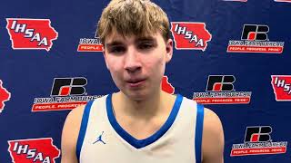 Decorah’s Ben Bockman after the overtime loss to Assumption [upl. by Duax446]