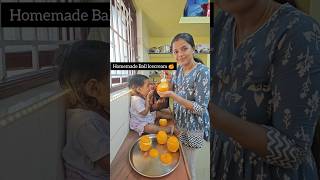 Ball ice cream 🍊 Homemade Malaikulfi🥰Minivlog338🤩Mar 2824 ballice orangeicecream malaikulfi [upl. by Blaze]