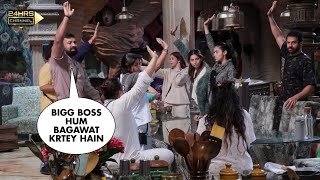 Housemates Angry On bigg boss Hunger strike Contestants BB18 live bigg boss 18 live [upl. by Ardeahp]