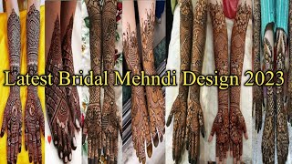 Bridal mehndi designs 2023 Mehndi designs  New front hand mehndi  Dulhan Mehndi Designs For Foot [upl. by Carver]