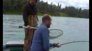 King Salmon Fishing Alaska With ProGuide Mark Glassmaker [upl. by Mutz594]