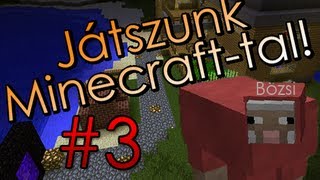 Játszunk Minecrafttal ✔ E03  Bányászás [upl. by Ylekalb702]