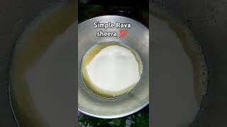 Simple rava sheera recipe 😋💯youtubeshorts homemadecookingchannel youtubevideos indianfood [upl. by Ssalguod322]