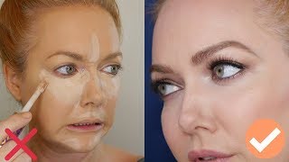 Over 35 40  Stop Doing Your Concealer Like A YouTuber  Tips  Tutorial from a Pro MUA [upl. by Renelle666]