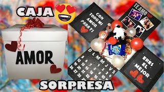 DIY🎁CAJA SORPRESA PARA TU NOVIOA❤ SAN VALENTÍN CUMPLEAÑOS ANIVERSARIO TUTORIAL PASO A PASO✂ [upl. by Yboj]