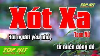 Xót Xa Lam Phương Karaoke Tone Nữ Nhạc Sống  TOP HIT KARAOKE [upl. by Eladnyl]