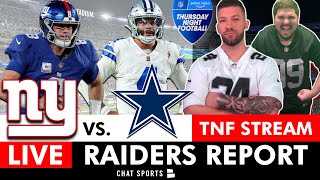 TNF LIVE Stream Cowboys vs Giants NFL Week 4 Amazon Prime  Free Raiders Report Watch Party [upl. by Nitaf243]