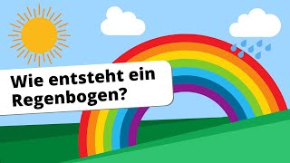 Wie entsteht ein Regenbogen Entstehung Farben und Form schnell erklärt [upl. by Annwahs545]