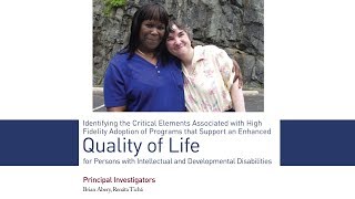 Identifying Critical Elements Associated with Programs that Support an Enhanced Quality of Life [upl. by Lansing642]