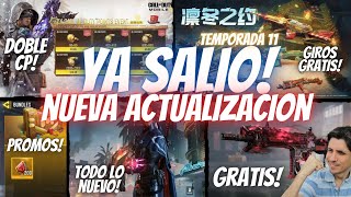 YA SALIO NUEVA ACTUALIZACION TEMPORADA 11 TODO LO NUEVO  COD Mobile [upl. by Ybbor704]