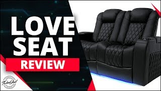 Home Theater Seating in Your Living Room Valencia Tuscany Loveseat Review [upl. by Araz]