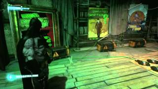 Batman Arkham Knight  Riddler Trophy Panessa Studios Stage C 1 [upl. by Zingale681]