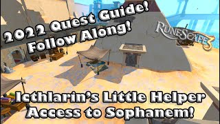 Icthlarins Little Helper Quest Guide  Follow Along  Access to Sophanem [upl. by Nimajaneb]