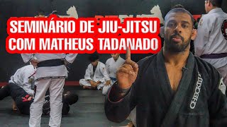 AULA DE JIU JITSU INSANA COM MATHEUS TADANADO [upl. by Annirac781]