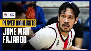 June Mar Fajardo highlights  PBA Season 48 Commissioners Cup [upl. by Ainafets846]