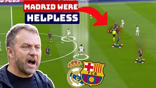 Flicks Barcelona Just HUMILIATED Real Madrid  Tactical Analysis [upl. by Ahteral]