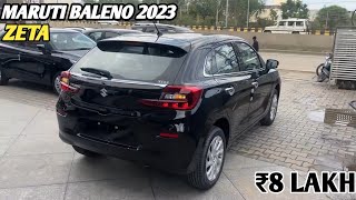 Baleno Black Colour 2023  Baleno Zeta Black Colour 2023  Zaid Automobile [upl. by Meekahs]