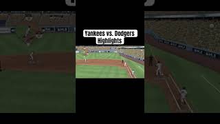 Yankees vs Dodgers Highlights yankees dodgers shortsviral baseball tendencias [upl. by Cassondra]