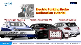 ELECTRIC PARKING BRAKE CALIBRATION TUTORIAL [upl. by Aamsa]