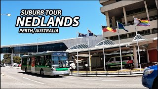 Walking Tour Suburb NEDLANDS in Perth Australia Neighbourhood with Hospitals and University [upl. by Elkraps975]