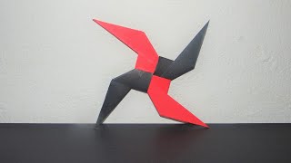 Cómo hacer una estrella ninja Shuriken de papel a origami muy fácil [upl. by Dworman]