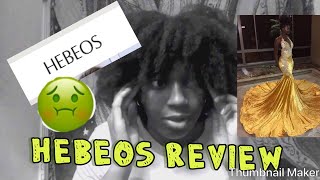 WATCH BEFORE ORDERING FROM HEBEOS  HEBEOS PROM REVIEW [upl. by Aihsekal337]