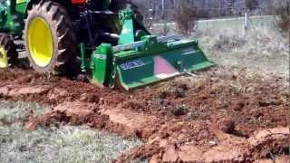 Tilling with our John Deere 3038e [upl. by Zora114]