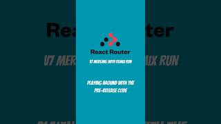 Exploring The New And Improved React Router V7 Merged With remixrun In Action [upl. by Elleuqar]