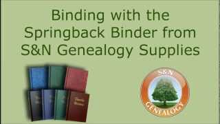 Springback Binders for home publishing [upl. by Daisi]