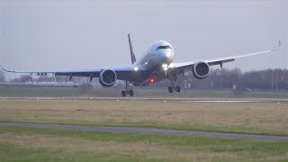 4K Polderbaan CROSSWIND🛬 Arrivals Pilots Struggeling To Land At Amsterdam Schiphol airport Part 1 [upl. by Latsyrc]