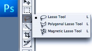 Photoshop Tutorial Make Selection With the Lasso Tools HD [upl. by Olly424]