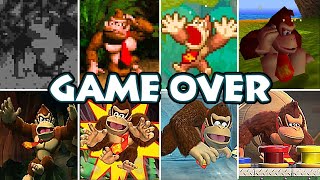 Evolution Of Donkey Kong Death Animation amp Game Over Screens 19942024 [upl. by Carlyle398]