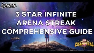 3 Star Infinite Arena Streak Comprehensive Guide  Full Run Through Marvel Contest of Champions [upl. by Shaya]