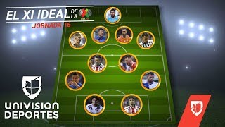 El Once Ideal de la Jornada 16 incluye a elementos de Chivas después de varias jornadas ausente [upl. by Asillem]