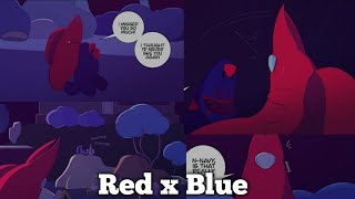 Among Us Red x Blue Episode 1  Comic Dub [upl. by Von394]