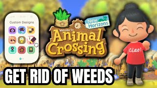 Stop Weeds from Spawning in Animal Crossing New Horizons [upl. by Kolivas]