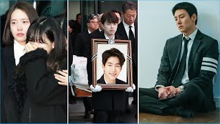 Kim Soo Hyun Ji Chang Wook Seo In Guk amp Many Stars Burst Crying Farewell at Song Jae Rim Funeral [upl. by Nosdivad812]