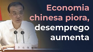 China sofre com confinamentos premier Li busca estabilizar queda da economia [upl. by Aissej]