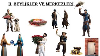 5 DAKİKADA 2 BEYLİKLER VE MERKEZLERİ [upl. by Atteloiv100]