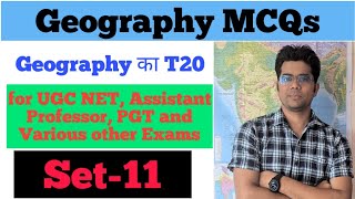 Set 11 II Geomorphology MCQs T20 Series II UGC NET PGT GDC Assistant professor DSSSB NVS KVS [upl. by Darrill]