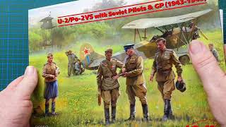 ICM 148 U2Po2VS with Soviet Pilots amp GP 1943  1945  Kit Review [upl. by Biagi]