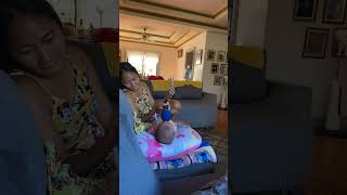 My wife teaching our daughter karaoke lessons phillippines karaoke filipinoamericanbaby [upl. by Maillw]