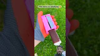 Icecream vs Sharpener shorts icecream sharpener satisfying chocolate gadgets amazing viral [upl. by Khajeh]