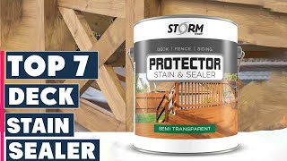 Top 7 Deck Stains and Sealers Protect Your Outdoor Space [upl. by Mihcaoj]