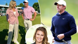 Rory McIlroy only has ‘professional relationship’ with CBS reporter Amanda Balionis [upl. by Yor]