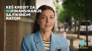 Keš kredit za refinansiranje Mobi Banke  TVC [upl. by Onaicul138]