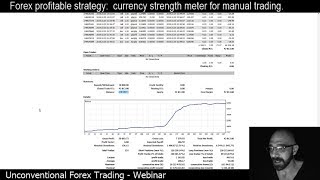 FREE WEBINAR Forex profitable strategy currency strength meter for manual trading 22 [upl. by Ben]