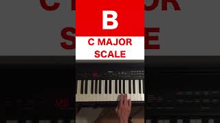 C Major Scale On Piano Easy Tutorial For Beginners  Music Simply Understood music Cmajor [upl. by Justen]