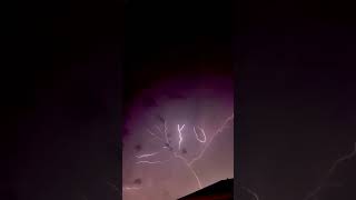 Upward Lightning Shoots Across Memphis [upl. by Ecnarepmet]