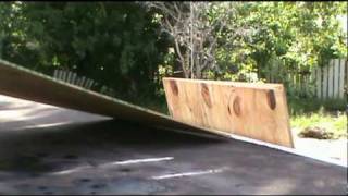 Carrying Plywood onto Roofmpg [upl. by George]